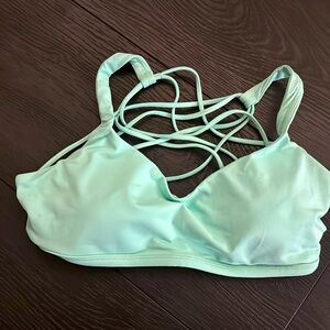 Lululemon sports bra mint green color size 8